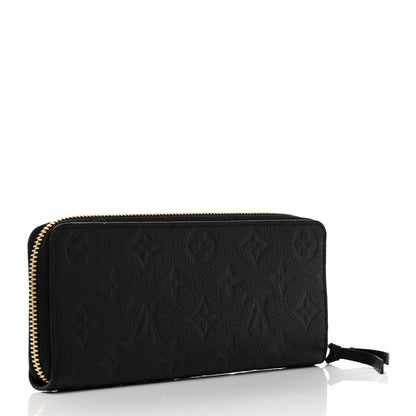 Louis Vuitton Empreinte Clemence Wallet Black 3 of 7