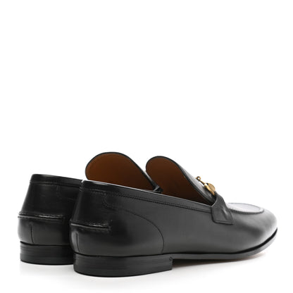 Gucci Calfskin Horsebit Mens Jordaan Loafers 8 Black 4 of 8