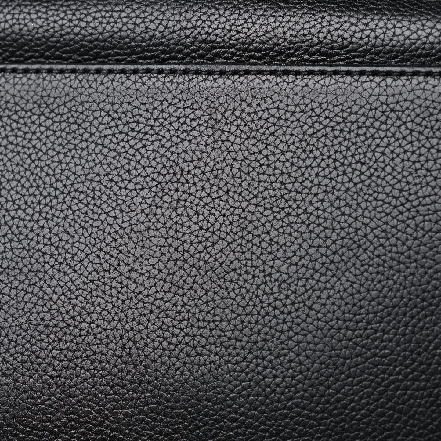 Calfskin Tall Cerf Tote Black