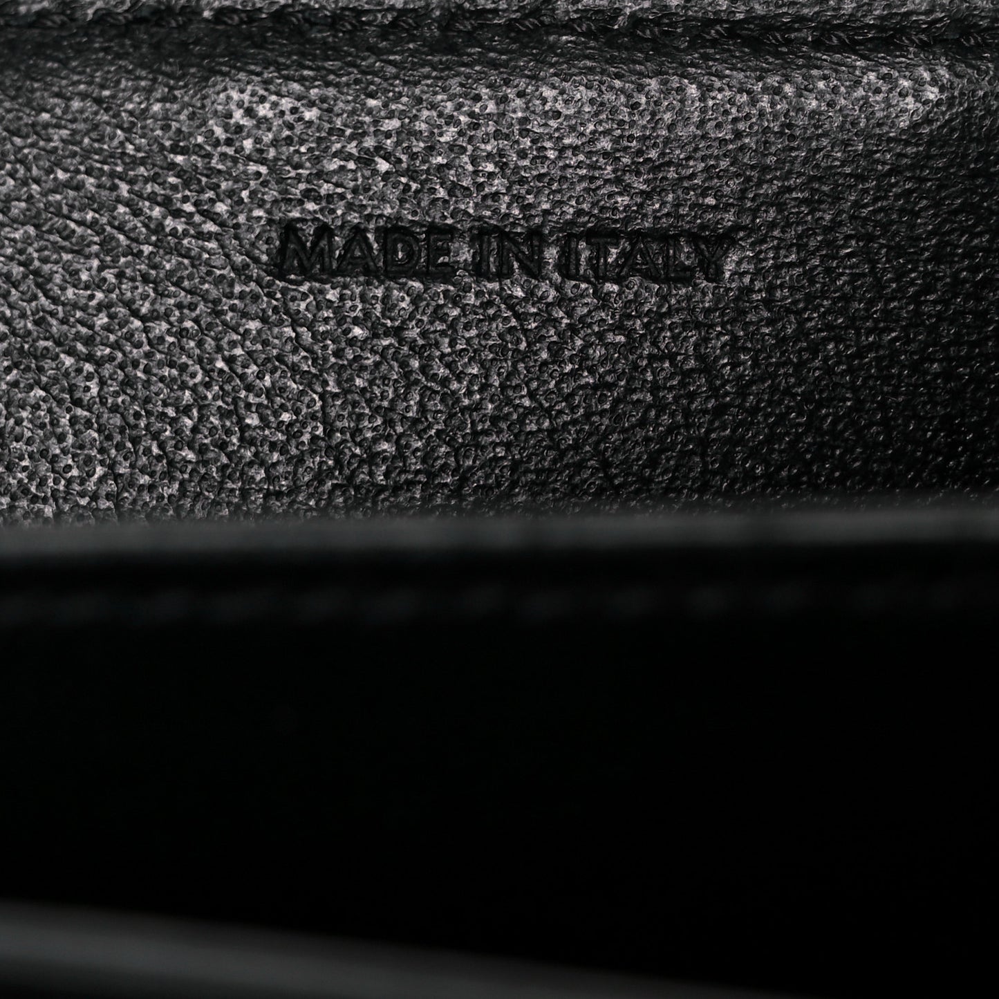 Calfskin Quilted Medium C Bag Black