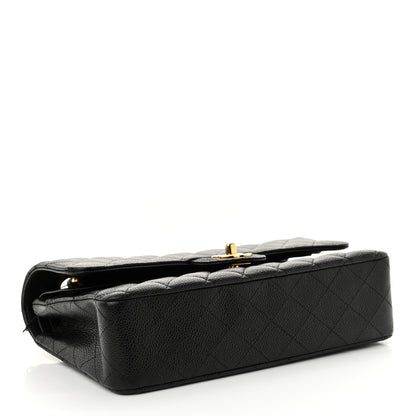 Chanel Caviar Quilted Medium Double Flap Black 4 of 11