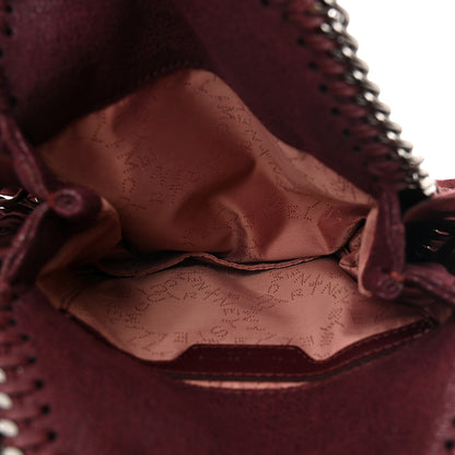Stella McCartney Shaggy Deer Fringe Tiny Falabella Tote Plum 5 of 9