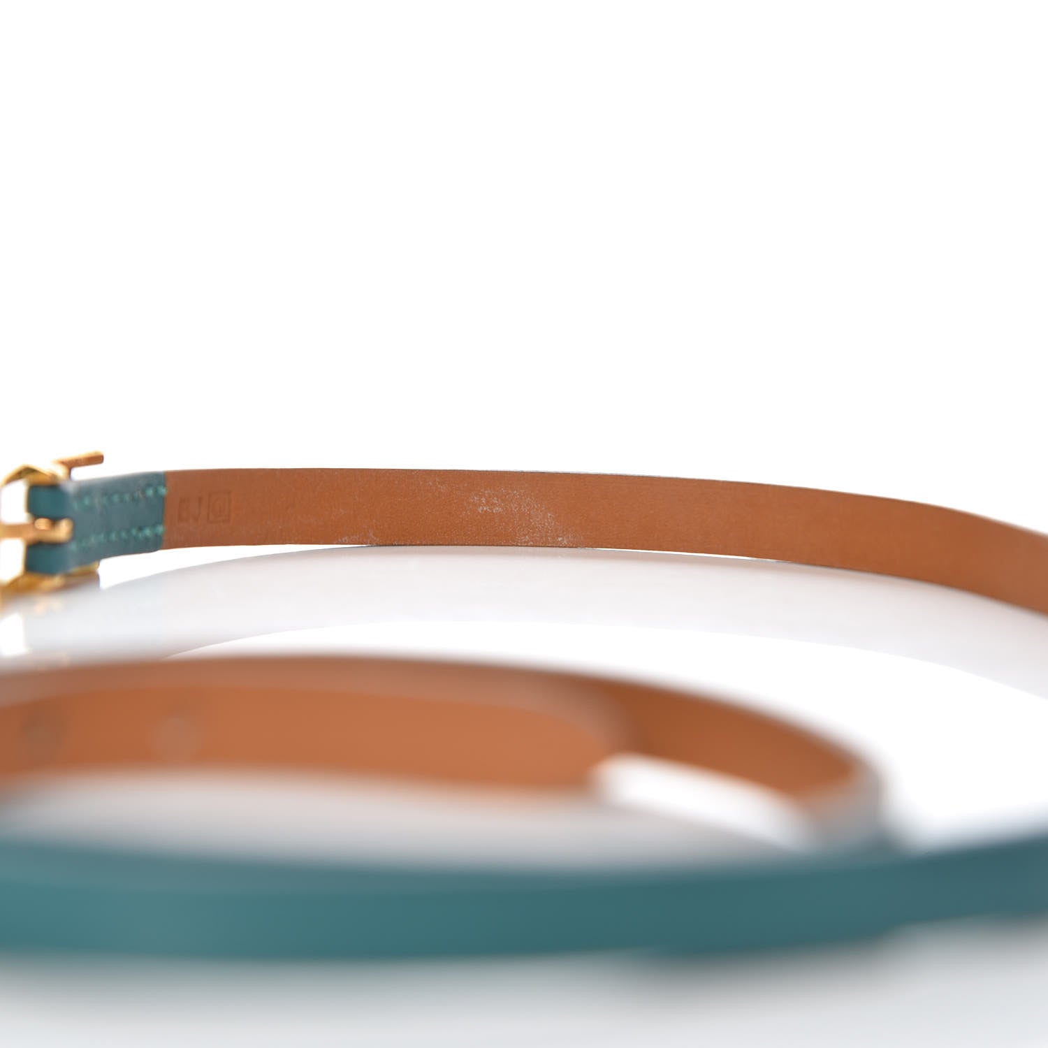 Hermes Swift Hapi 3 MM Triple Tour Bracelet S Malachite 5 of 12