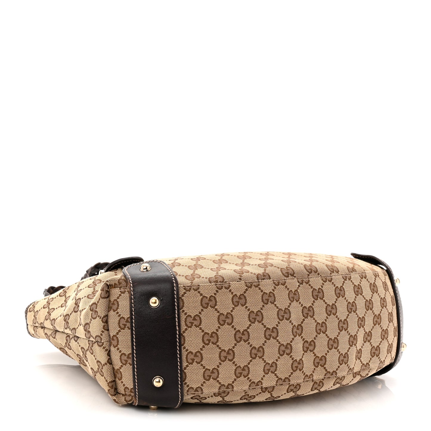 Monogram Small Pelham Shoulder Bag Dark Brown
