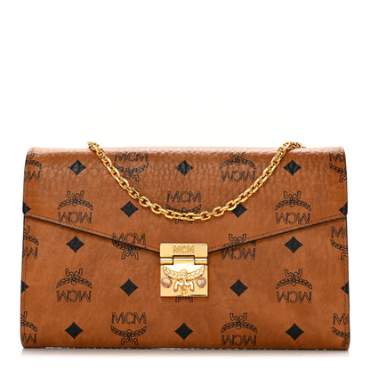 MCM Visetos Millie Wallet On Chain Cognac 1 of 14