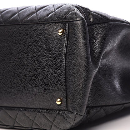 Chanel Caviar Quilted XL Grand Shopping Tote GST Black 11 of 12