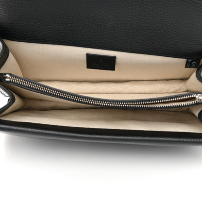 Gucci Pebbled Calfskin Small Dionysus Shoulder Bag Black 5 of 13
