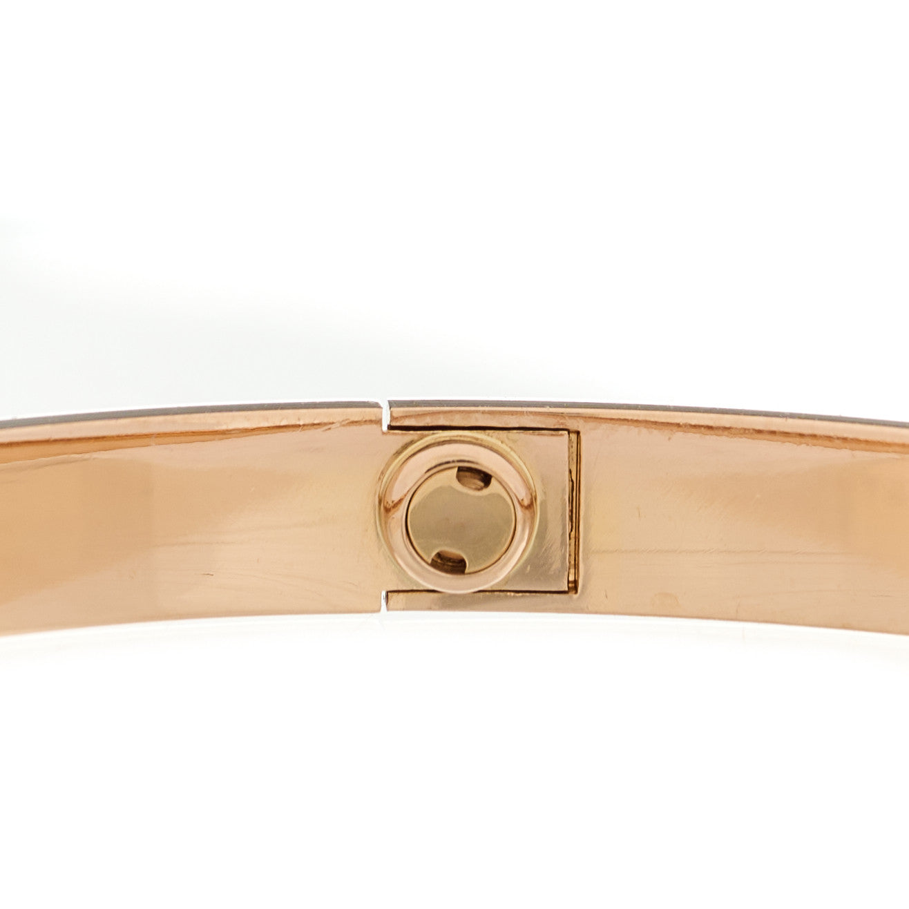 18K Pink Gold 4 Diamond LOVE Bracelet 18