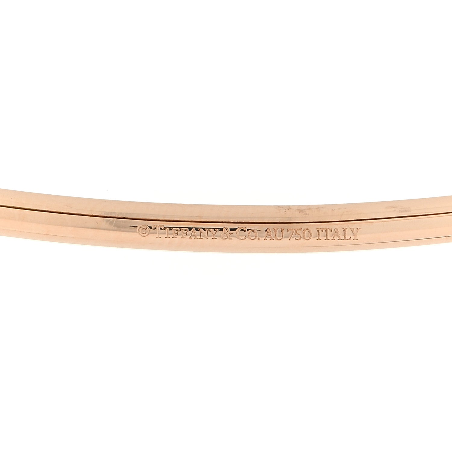 Tiffany 18K Rose Gold 8mm HardWear Ball Bypass Bracelet 3 of 3