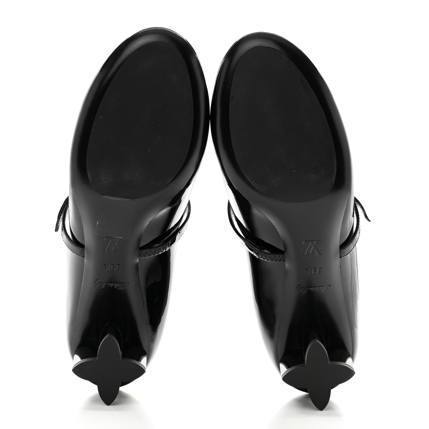 Louis Vuitton Patent Uniformes Silhouette 40mm Pumps 39.5 Black 5 of 10