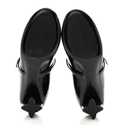 Louis Vuitton Patent Uniformes Silhouette 40mm Pumps 39.5 Black 5 of 10