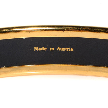 Hermes Narrow Enamel Printed Brazil Bracelet 62 5 of 6