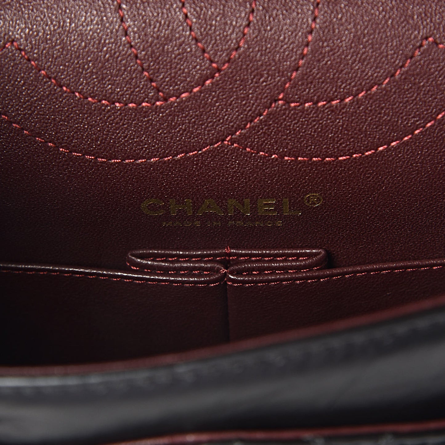 Aged Calfskin Quilted 2.55 Reissue 225 Flap Black
