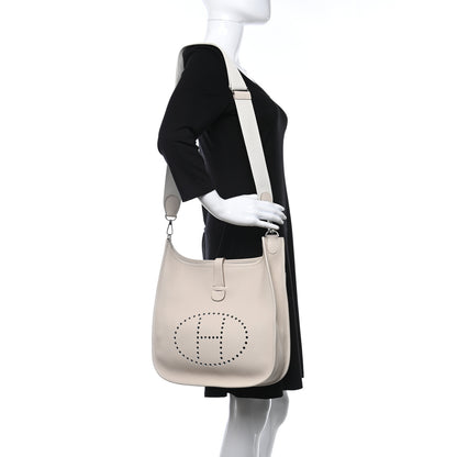 Hermes Taurillon Clemence Evelyne III GM Nata 2 of 9