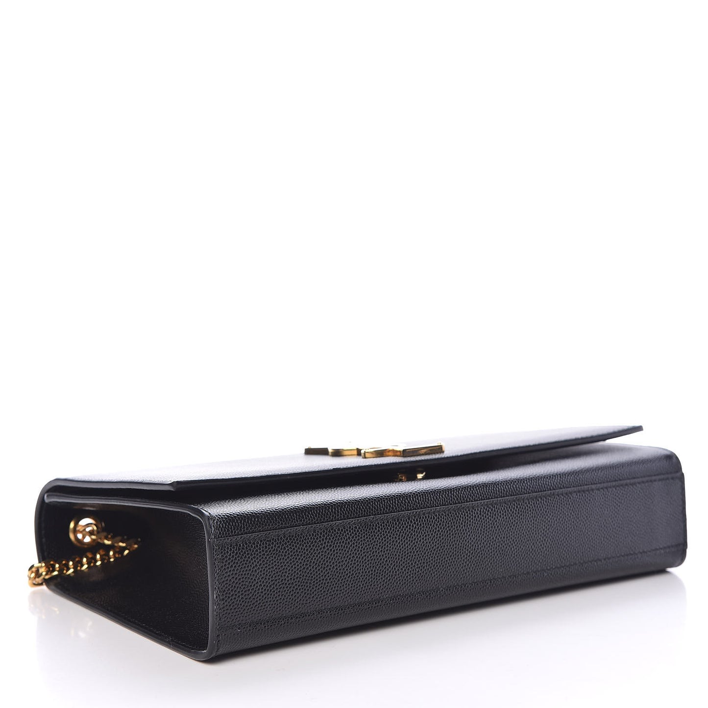 Grain De Poudre Medium Classic Monogram Kate Satchel Black