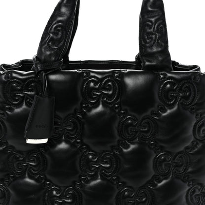 Gucci Calfskin GG Matelasse Large Tote Black 8 of 10