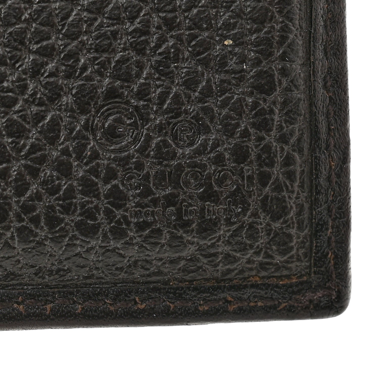 Guccissima Bi-Fold Wallet Brown