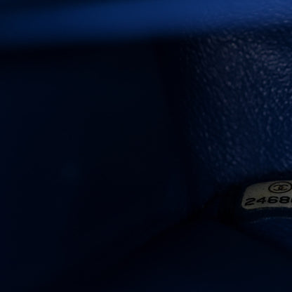 Chanel Lambskin Quilted Medium Double Flap Blue 7 of 10