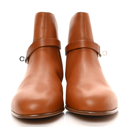 Hermes Calfskin Neo Low Boots 40 Natural 4 of 18