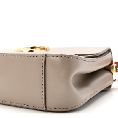 Chloe Shiny Calfskin Suede Small C Double Carry Bag Motty Grey 9 of 9