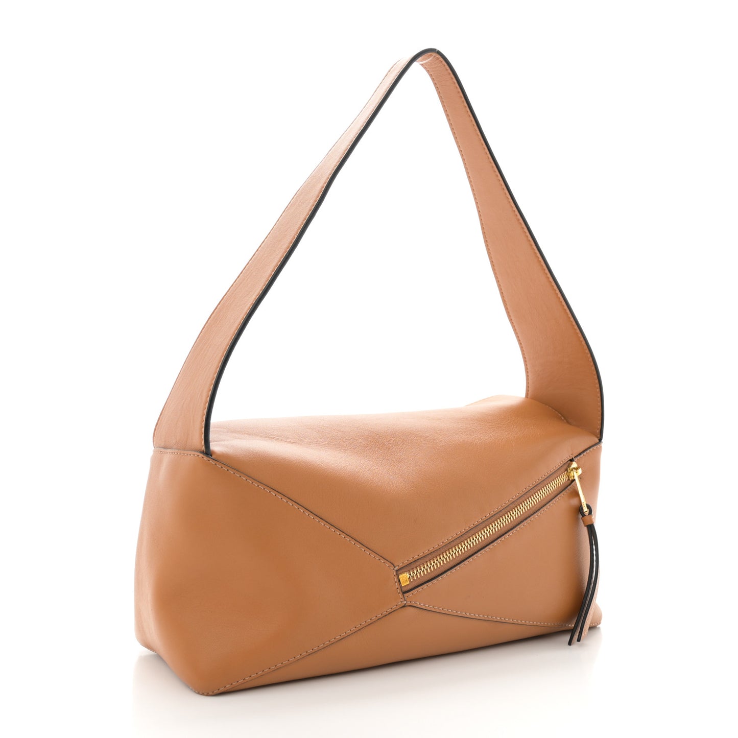 Calfskin Puzzle Hobo Warm Dessert