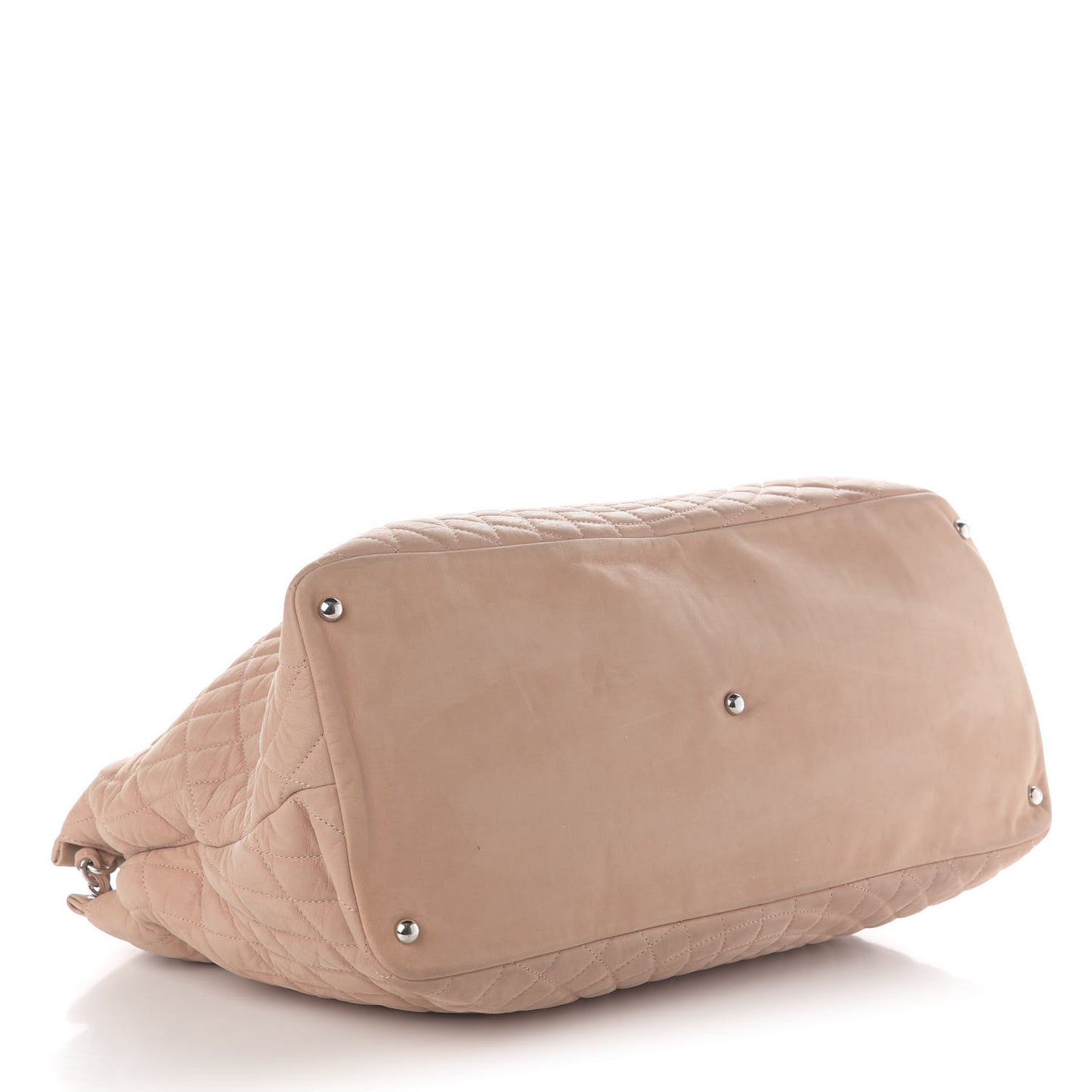 Iridescent Calfskin Large Sea Hit Tote Pink