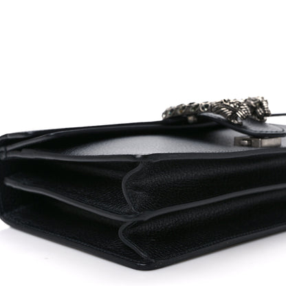 Gucci Pebbled Calfskin Small Dionysus Shoulder Bag Black 8 of 9