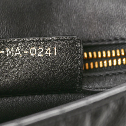 Christian Dior Calfskin Cannage Small Caro Bag Black 7 of 10