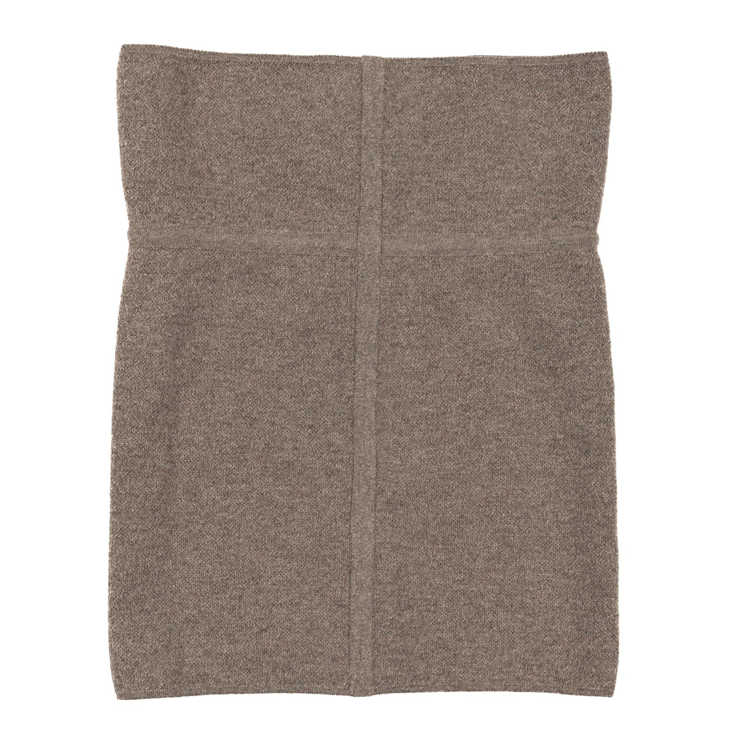 Cashmere Cotton H En Biais Reversible Collar Beige Lin