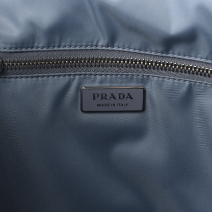 Prada Tessuto Nylon Etiquette Studded Tote Black Astrale 8 of 10