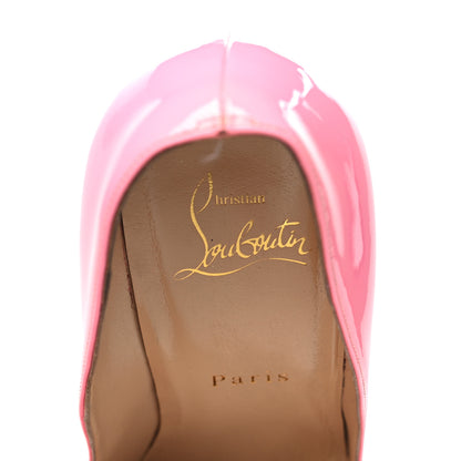 Christian Louboutin Patent Pigalle Follies 100 Pumps 37.5 Dolly 8 of 12