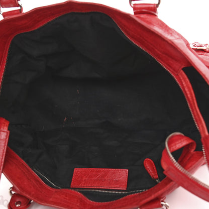 Balenciaga Agneau Arena Giant 12 Silver Hardware Part Time Coquelicot Rouge Coquelicot 5 of 17