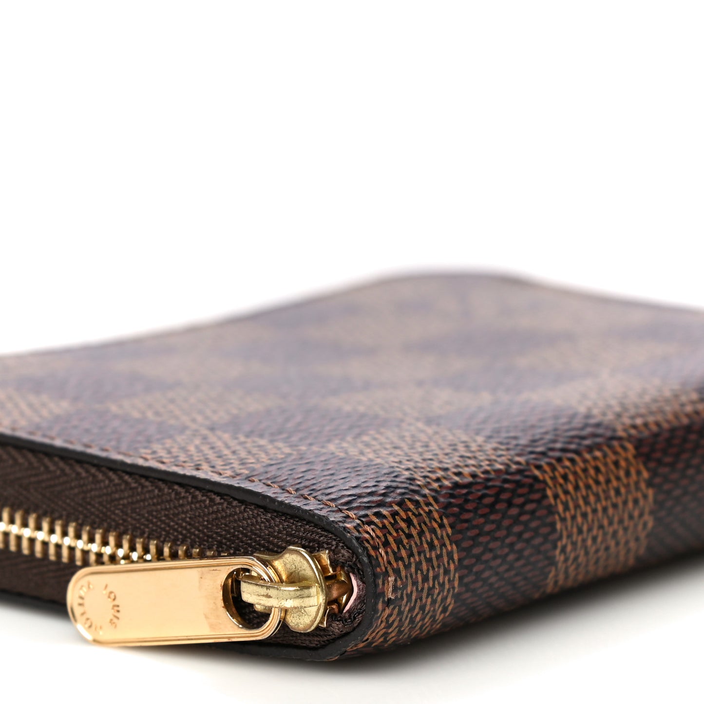 Damier Ebene Zippy Coin Purse Rose Ballerine