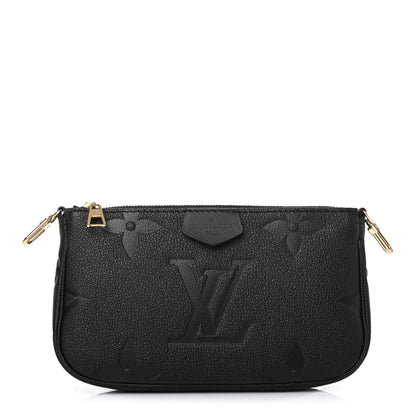 Louis Vuitton Empreinte Monogram Giant Multi Pochette Accessories Mini Pochette Black 1 of 4