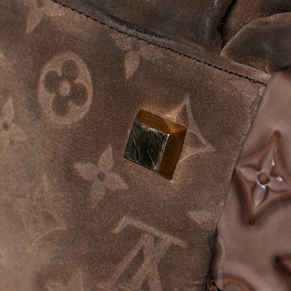 Louis Vuitton Suede Patent Monogram Irene Brown 16 of 16