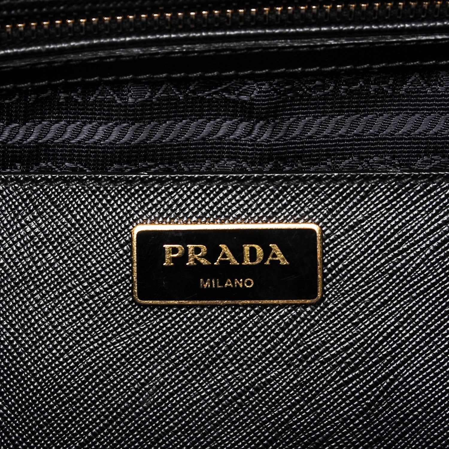 Prada Saffiano Large Galleria Double Zip Tote Black 6 of 8