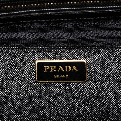 Prada Saffiano Large Galleria Double Zip Tote Black 6 of 8