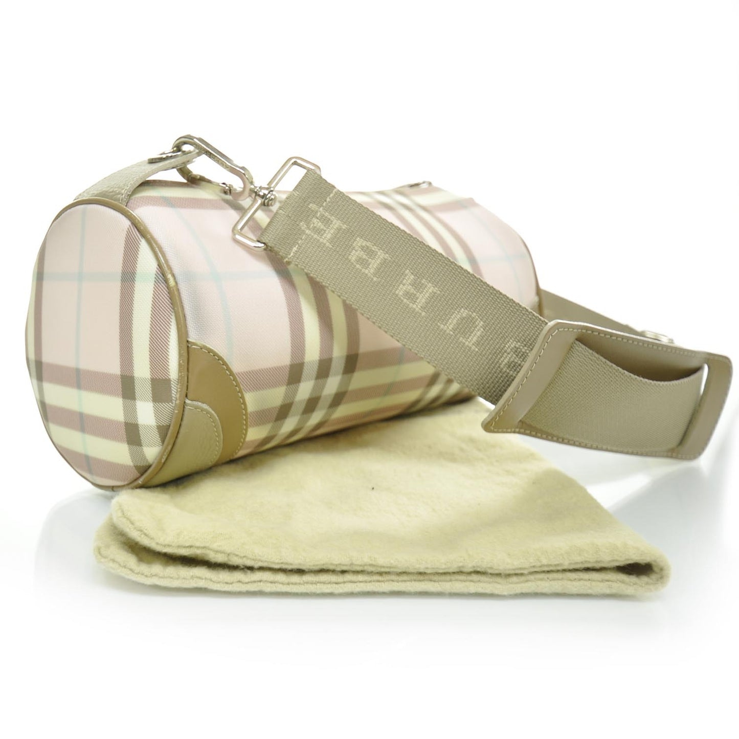 Candy Check Lola Barrel Shoulder Bag Pink