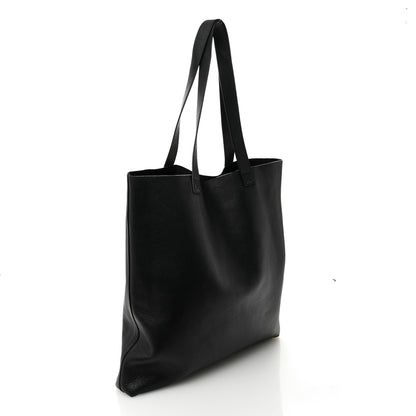 Gucci Calfskin Mens Logo Vertical Shopping Tote Black 3 of 12