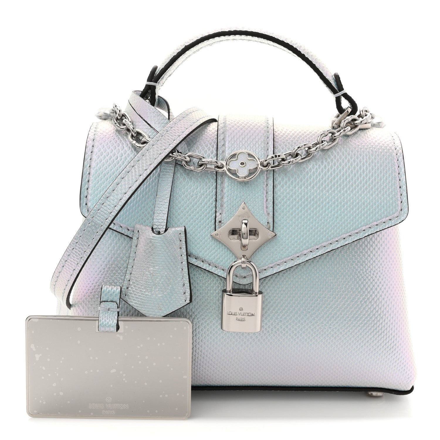 Louis Vuitton Lizard Rose Des Vents Mini Bleu Celeste 3 of 10