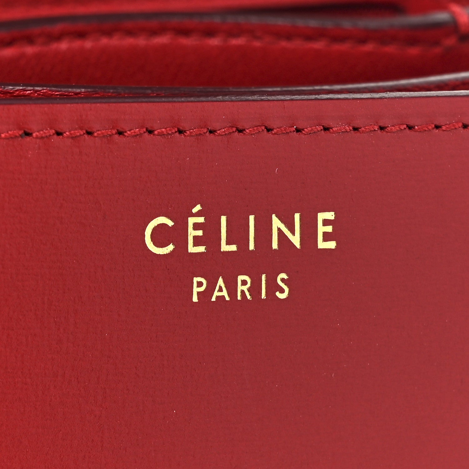 Celine Box Calfskin Small Classic Box Flap Bag Red 7 of 17