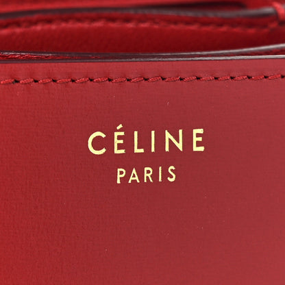 Celine Box Calfskin Small Classic Box Flap Bag Red 7 of 17