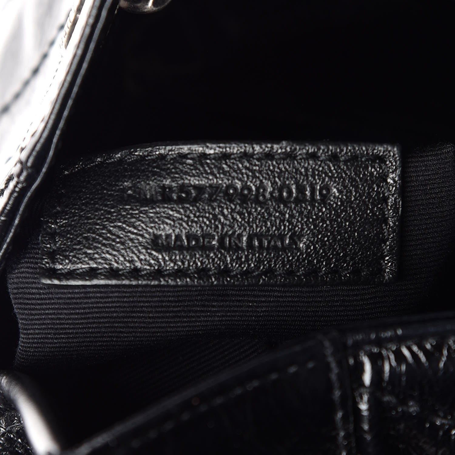 Saint Laurent Crinkled Calfskin Matelasse Monogram Niki Shoulder Bag Black 7 of 10