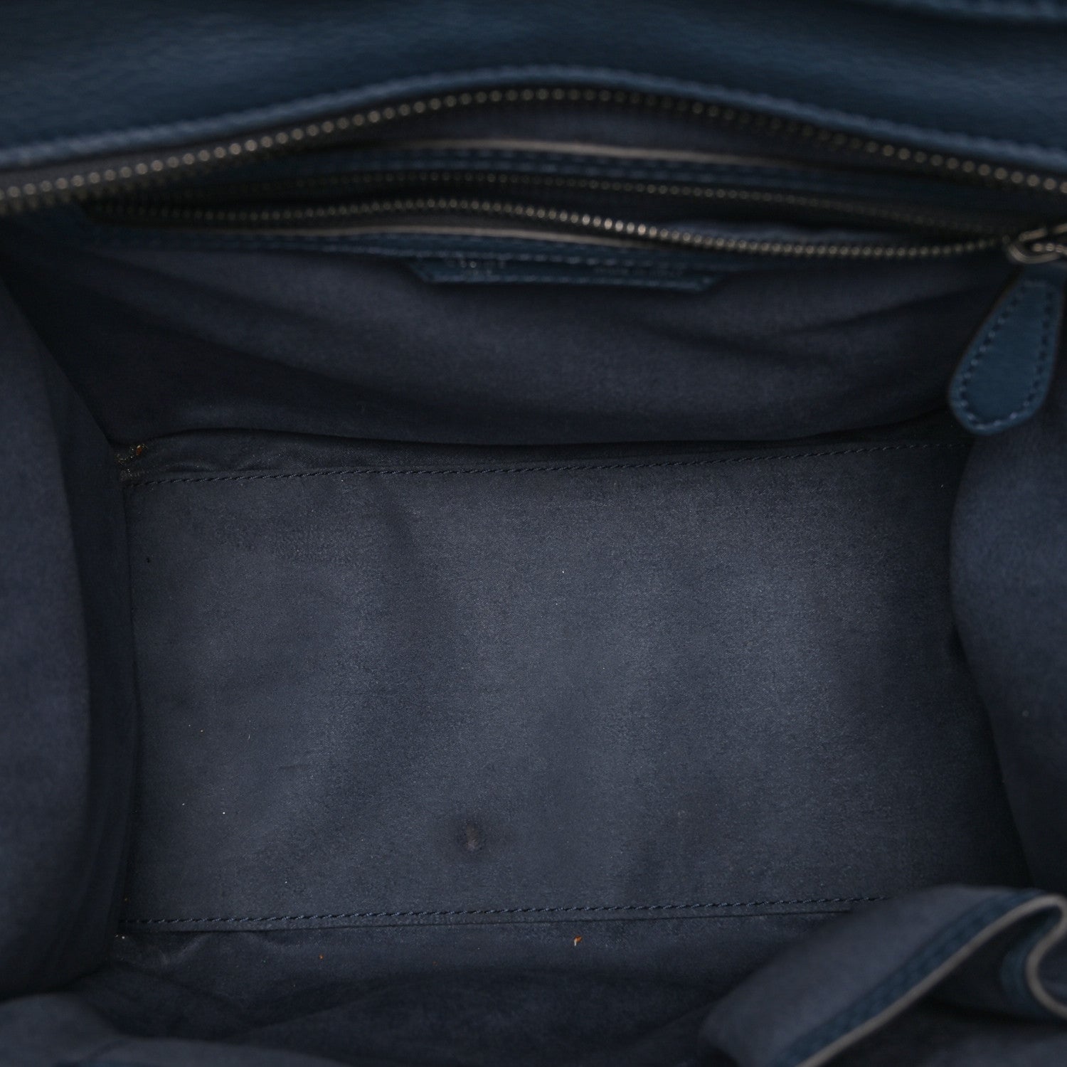 Celine Drummed Calfskin Mini Luggage Orage 5 of 12