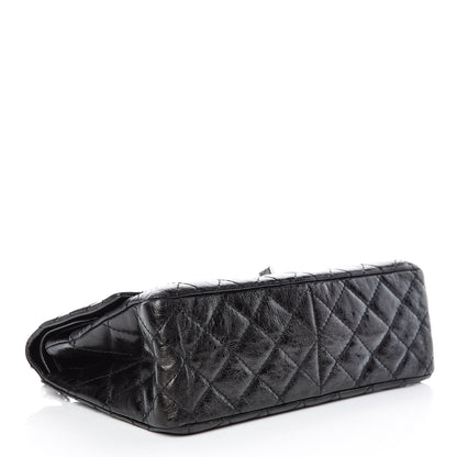 Chanel Metallic Aged Calfskin 2.55 Reissue 226 Flap Black 4 of 13