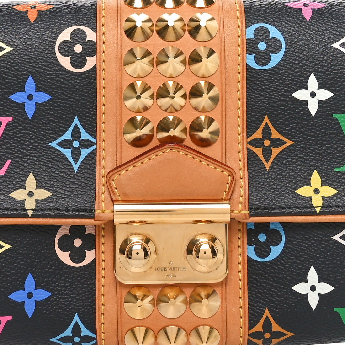 Monogram Multicolor Courtney Clutch Black