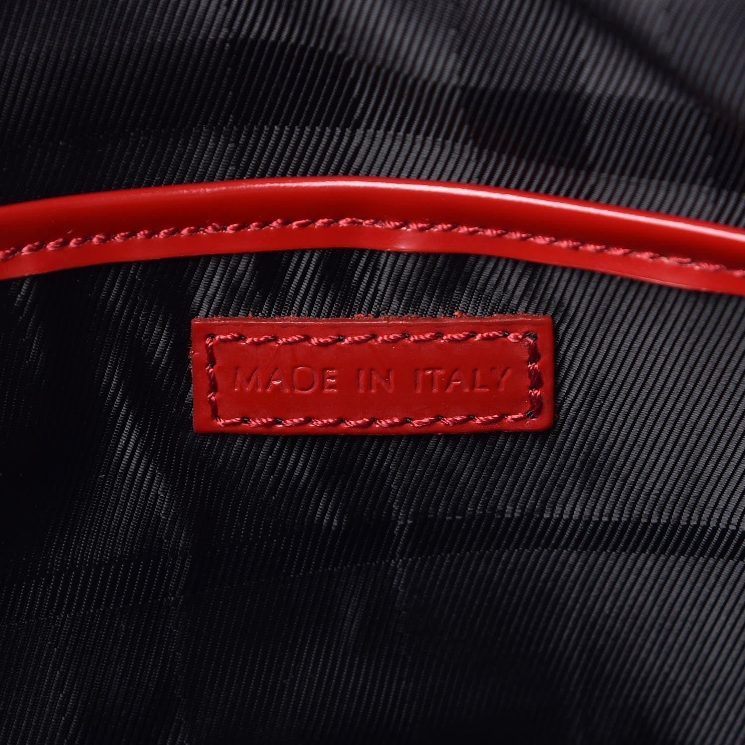 Burberry Nylon Patent Quilted Grange Tote Red 7 of 18
