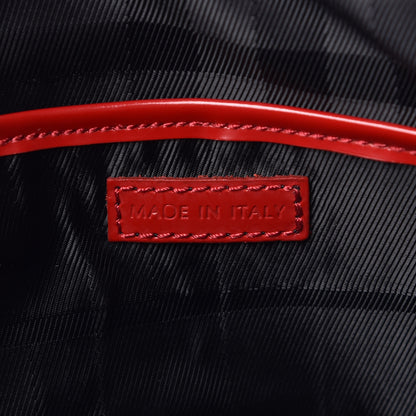 Burberry Nylon Patent Quilted Grange Tote Red 7 of 18