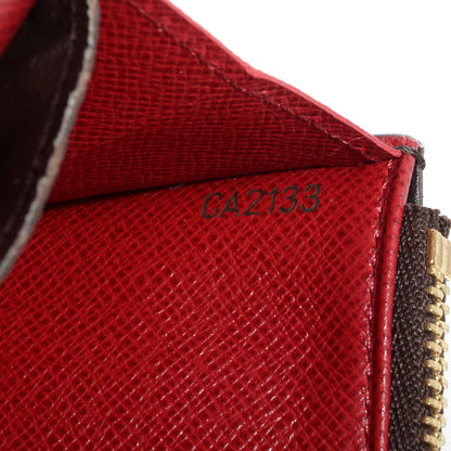 Louis Vuitton Monogram Emilie Wallet Red 14 of 27