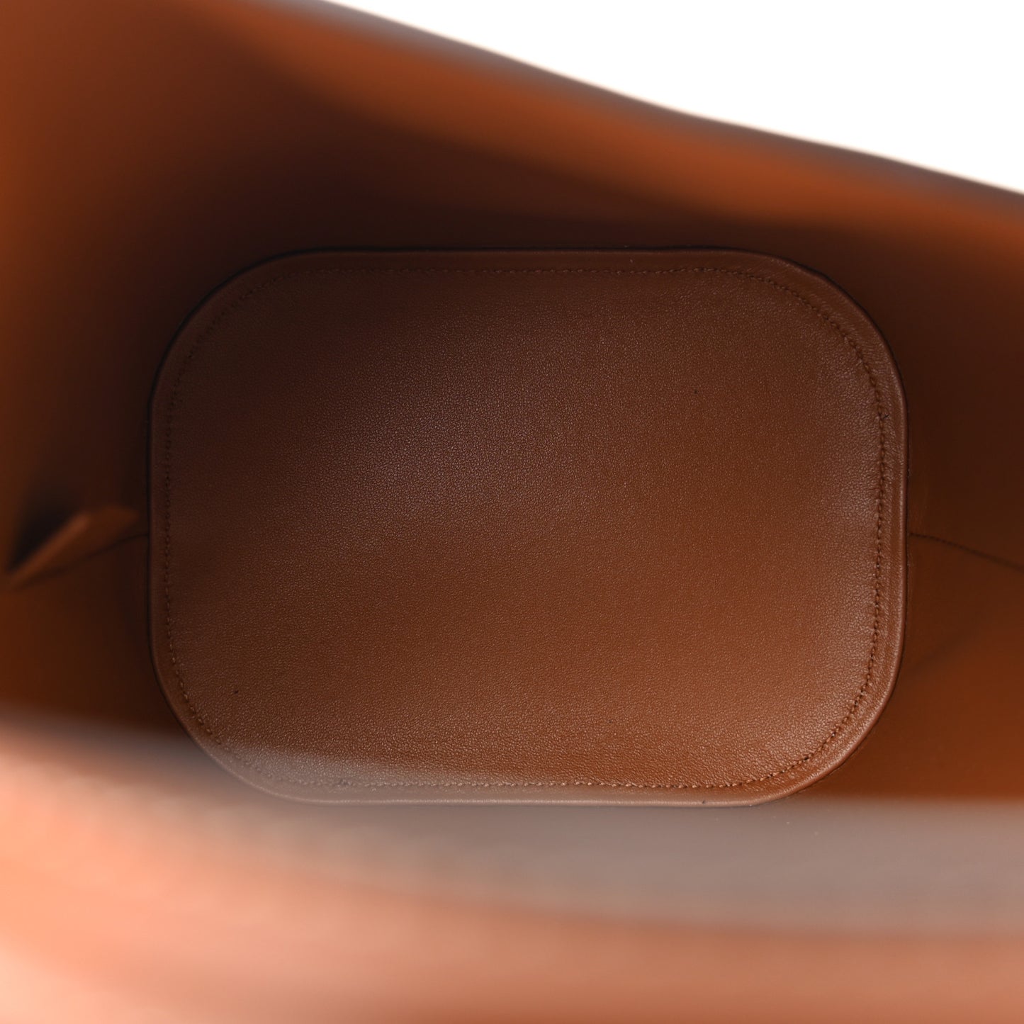 Smooth Calfskin Triomphe Small Louise Bag Tan